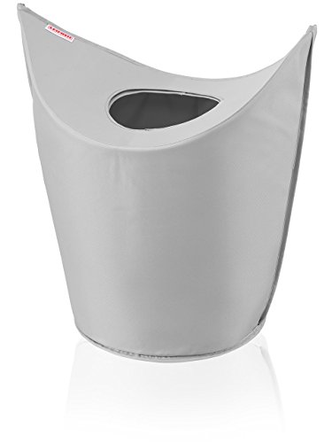 Cesto de roupa LEIFHEIT 80022 (Cinzento - Plástico) Leifheit - Cestos de roupa - cinzento, plástico, preto, montagem na parede