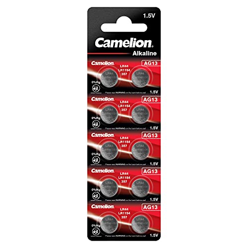 Pilha Recarregável CAMELION 0007-0109 (1.5V - 10 unidades) Camelion - Baterias de uso geral - lr44, ag13, 1.5v, 138 mah
