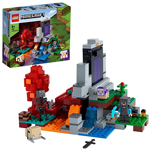 LEGO Minecraft - Porta Ruínica - 21172 (Idade Mínima: 8) LEGO - Brinquedos - lego, minecraft, porta ruínica, 21172, idade mínima 8