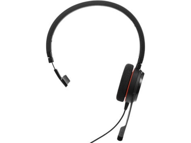 Auscultadores com Fio JABRA Evolve 20 MS Mono (On Ear - Microfone) Jabra - Fones de Ouvido com Microfone - mono, on ear, microfone, noise canceling