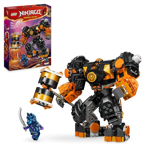 LEGO Ninjago 71806 Robô de Terra Elemental do Cole (Jogos de Construção) LEGO - Blocos de encaixe - lego, ninjago, robô, terrestrial, elemental