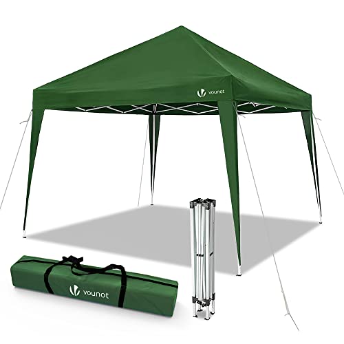 Tenda de Campismo VOUNOT com Chapéu (3 x 3 m) VOUNOT - Toldos e gazebos - 250 cm, 3x3 m, aço, poliéster, 10 kg