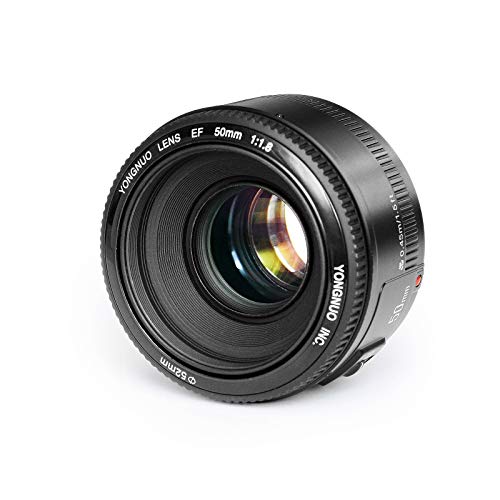 Objetiva YONGNUO YN50mm F1.8 (Encaixe: Canon EF - Abertura: f/16 - f/1.8) HK YONGNUO LIMITED - Peças e acessórios para câmeras - 52 mm, f/1.8, 45 cm, canon ef