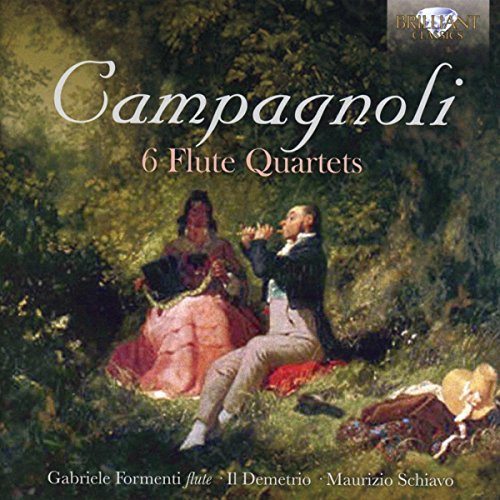 CD Campagnoli - 6 Quatuors Pour Flute (1 CDs) BRILLIANT CLASSICS - Música e gravações de som - cd campagnoli, quatuors pour flute, música clássica