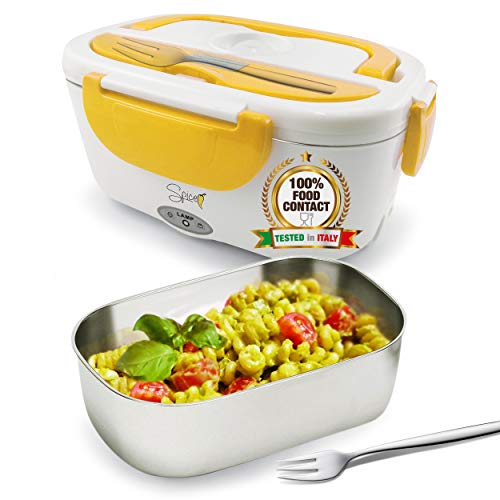 Lancheira Elétrica SPICE Amarillo Inox SPICE - Lancheiras e sacos - elétrica, inox, amarillo