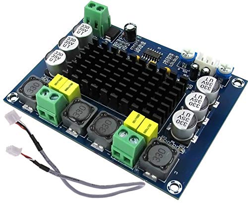 Amplificador de Áudio CRYSTAL CLEAR TPA3116D2 TECNOIOT - Áudio - 120w, 20-20000Hz, 4ohm, entrada RCA