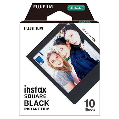 Fujifilm Instax Square Black Frame - 10 Unidades Fujifilm - Filme de câmera - fujifilm, instax square, black frame, 10 unidades