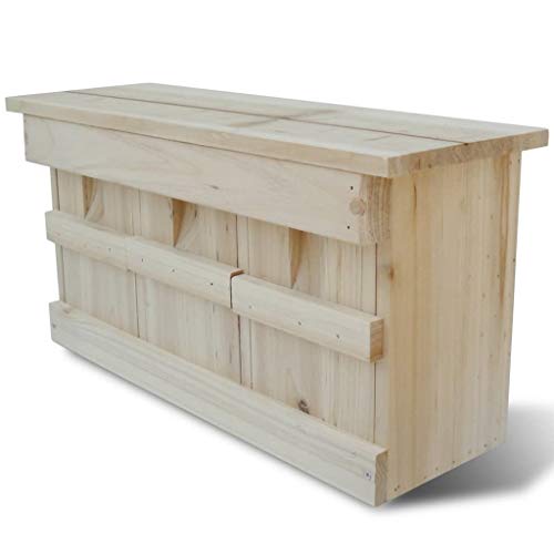 Caixa de Areia para Pássaros VidaXL | 44x15,5x21,5cm - Castanho vidaXL - Casas para cães - caixa areia, pássaros, vidaxl, castanho
