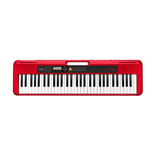 Casio Ct-S200 Casiotone Red Keyboard 61 Keys Casio - Teclados musicais - 61 teclas, polifonias, 400 padrões, 77 ritmos