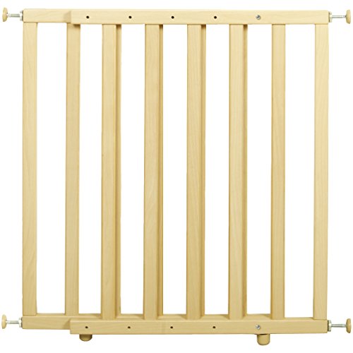 Porta de Segurança Roba | Madeira natural - 62/106cm roba - Portões para bebês e animais de estimação - madeira, natural, 62 cm, 106 cm