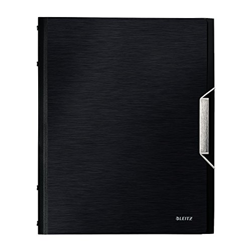 Pasta Organizadora LEITZ Style Preto (A4 - Capacidade: 200 folhas) Leitz - Pastas e capas de relatório - a4, 200 folhas, policarbonato, preto