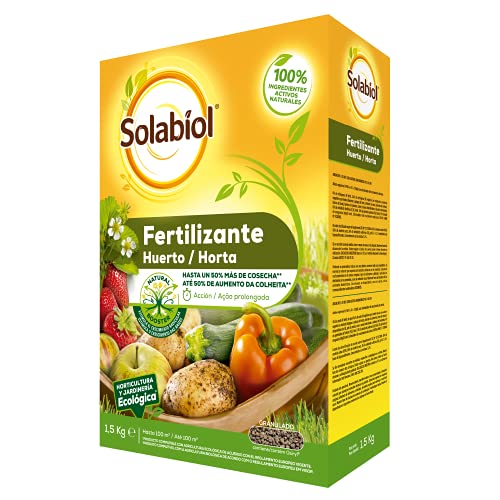Abonos para hortelãos 100% orgânicos com estimuladores radiculares para uma melhoria da colheita Solabiol - Adubos - 100% orgânico, potássio, estimulador radicular, Natural Booster