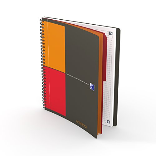 Caderno OXFORD 400080786 (Cinzento - A4 - Quadriculado) Oxford - Cadernos e bloco de notas - quadriculado, a4, soft touch