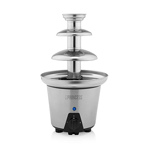 Fonte de Chocolate Princess 292998 Inox 600 G 90 W Princess - Panelas e conjuntos de fondue - aço inoxidável, 600 g, 90 W, 3 níveis