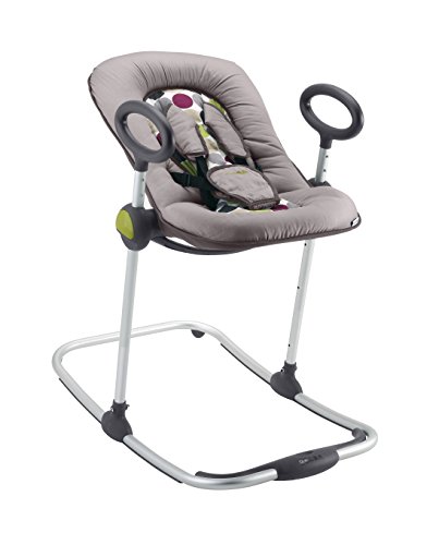 Berço de Pernas Altas BEABA Up & Down Cinzento Beaba - Brinquedos para bebês e equipamentos de atividades - berço, pernas altas, cinzento