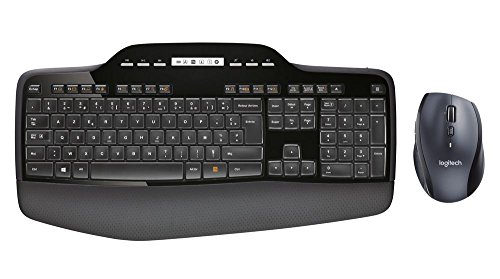 Teclado Wireless Logitech Desktop MK710 Preto Logitech - Conjuntos de acessórios de computador - wireless, qwertz, 2.4 ghz, teclado rato