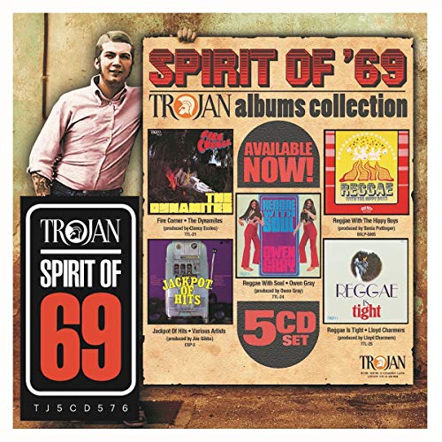 CD Spirit Of 69: The Trojan Albums Collection (5 Cd) BMG - Música e gravações de som - 5 álbuns, ska, rocksteady, The Skatalites