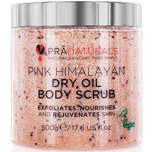 Exfoliante Corporal PraNaturals Himalayan Pink Salt 500G PraNaturals - Gel de banho - exfoliante, corporal, himalaiana, sal, 500g