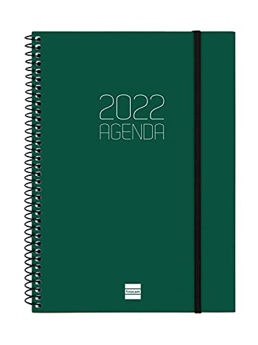 Agenda FINOCAM Spiral Opaque Jan-Dic 22 (Verde) Cabero Group 1916, S.A. - Calendários, organizadores e planejadores - spirais, opaque, jan-dic 22, verde