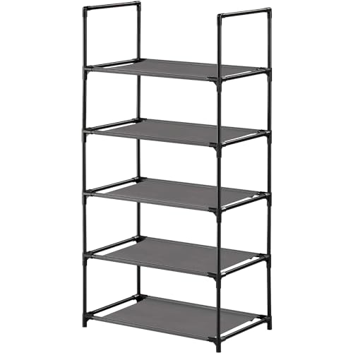 Sapateira EDIHOME 5 Níveis (28x45x89 cm - Plástico) SHANGLI DONSAN INTERNATIONAL TRADING CO., LTD. - Organizadores e sapateiras - 5 níveis, plástico, 28x45x89 cm