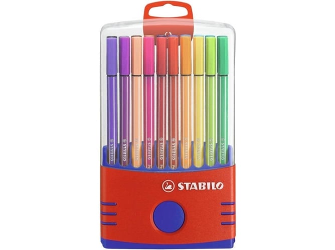 Caneta de Feltro STABILO Color'Peps Parade 68 Multicor (0.5 mm) Stabilo - Canetas - caneta, feltro, stabilo, color, parade, multicor
