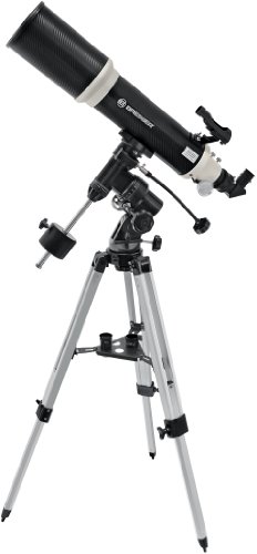 Telescópio Bresser AR-102/600 EQ-3 AT-3 Refrator Bresser - Telescópios - 102mm, 600mm, montagem equatorial, refractor