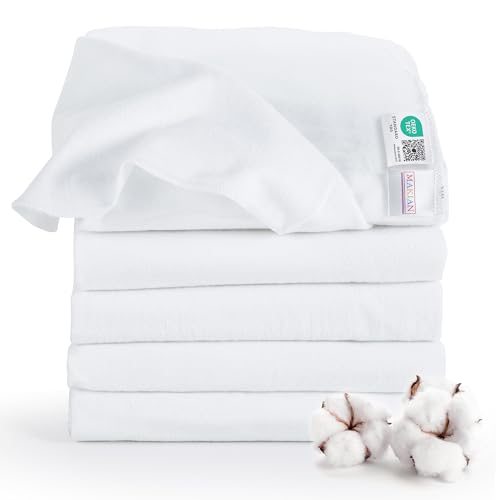 Manta de Algodão MAKIAN (Branco - 80 x 80 cm) Makian - Roupa de cama - algodão, 80 x 80 cm, frio
