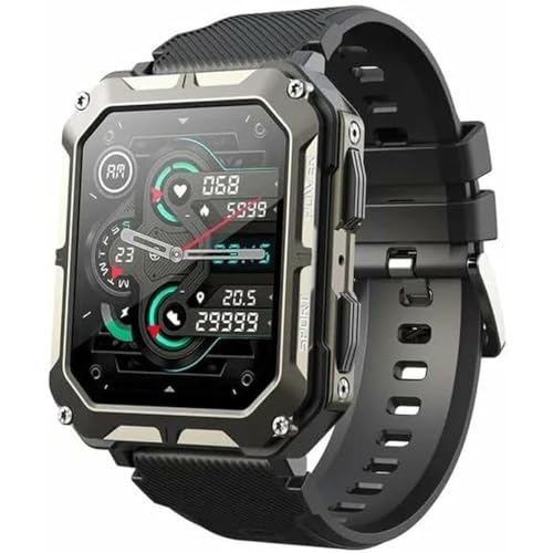 Smartwatch CUBOT C20 Pro Preto (Bluetooth - 1.8'' - Silicona) CUBOT - Óculos inteligentes - bluetooth, 1.8 polegadas, silicona