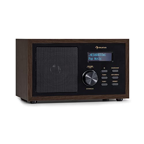 Rádio Ambiental AUNA AMB-RA-01 (Preto - Digital - FM/DAB+ - Pilhas) AUNA - Áudio - digital, dab+, fm, bluetooth, temporizador