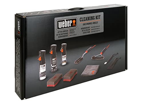 Kit de limpeza para grelhador a gás WEBER 7532 Weber - Limpa-fornos e grelhadores - limpeza, gás, microfibra, antiaderente