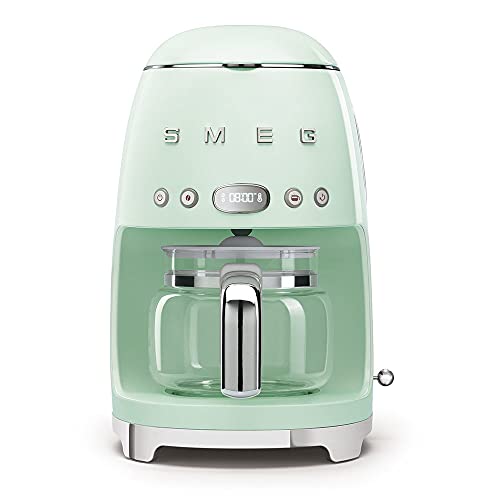 Máquina de Café De'Longhi DCF02PG-EU (10 Tabletas) Smeg - Cafeteiras de filtro - máquina de café, aço inoxidável, display LED digital, temperatura ajustável, nível de aroma