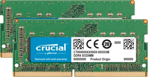 Memória RAM DDR4 CRUCIAL CT2K32G4SFD832A (2 x 32 GB - 3200 MHz - CL 22) Crucial - Memória ram - 64 gb, DDR4, 3200 mhz, SO-DIMM