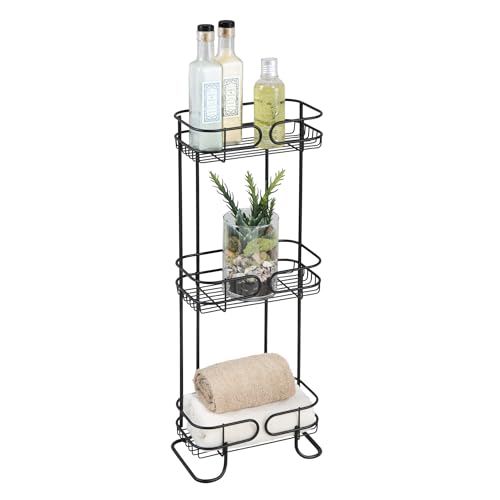 Estante de Banho IDesign NEO (Preto - Aço) InterDesign - Armazenamento e organização - preto, aço