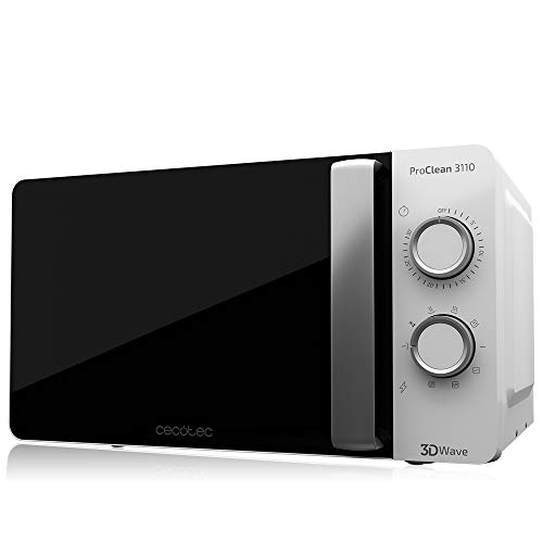 Micro-ondas CECOTEC ProClean 3110 FullInox (20 L - Com Grill - Inox) Cecotec - Fornos de microondas - 20 l, grill, inox