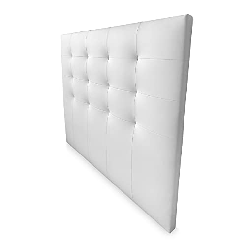 Cabeceira para Cama Online Amuebla Cabecero Coral Algodão Tapizado em Poliéster Branco amuéblate online - Cabeceiras e peseiras - cabeceira, cama, madeira, poliéster, tapizado, branco