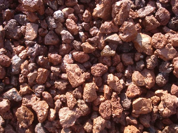 Vegara Stone Volcanic Red Decorative Stone (400) Vegara - Jardim e pedras de passeio - pedra decorativa, natural, volcânica, jardim
