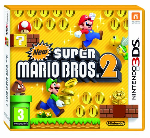 Jogo Nintendo 3DS New Super Mario Bros. 2 (ES) Nintendo - Software de jogos de vídeo - nintendo 3ds, new super mario bros. 2, mario dourado, power-ups, 80 níveis, jogo com amigo