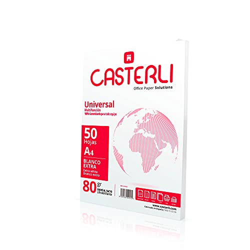Folhas e Papel para Impressão CASTERLI 81010 casterli - Papel de impressora e copiadora - papel, impressão, a4, alta qualidade, reciclado