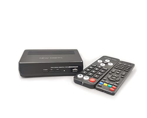 Receptor de televisión por satélite NEW DIGITAL T2 265 HD Senior (FullHD) new-digital - Conversores de tv - fullhd, dvb-t2, comando simplificado, pessoas idosas