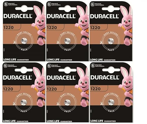Pilhas Não Recarregáveis DURACELL CR1220 Duracell - Baterias - alcalino, litio, preto, plástico de bolhas