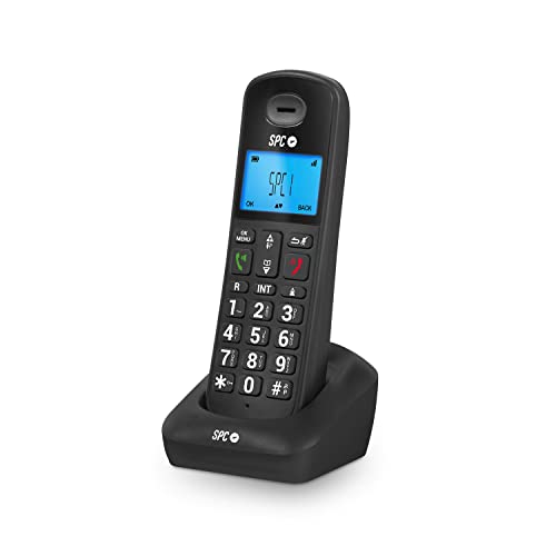 Telefone fixo sem fio SPC Gossip 2 Preto SPC - Telefonia - sem fio, preto, inalambrico