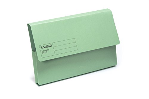 Capa para Livros e Portfólio GUILDFHALL Document Wallet Azul GUILDHAL - Pastas e capas de relatório - document wallet, poliéster, azul, universal