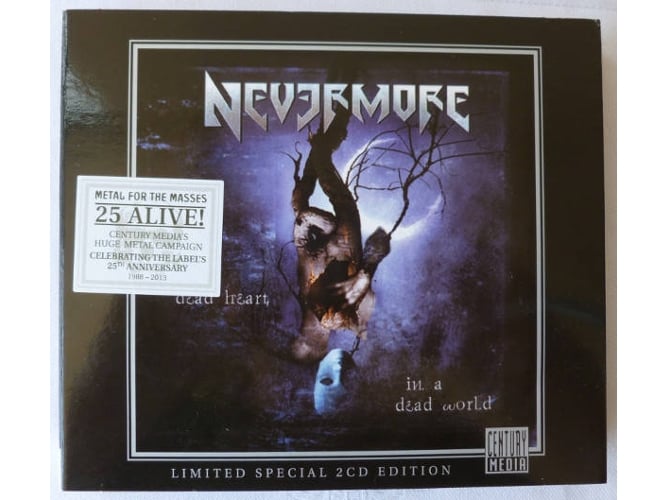 CD Nevermore - Dead Heart In A Dead World (1 CDs) CENTURY MEDIA - Música e gravações de som - cd, Nevermore, dead heart, dead world