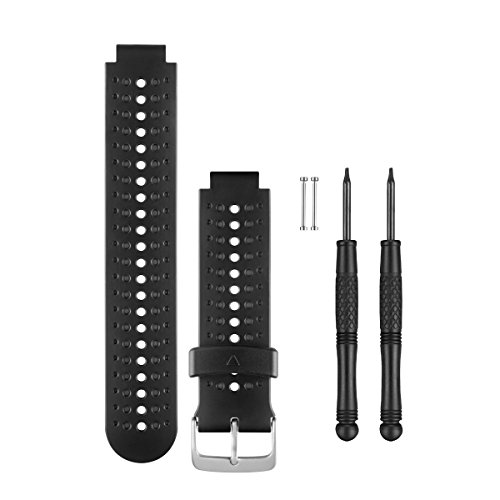 Bracelete para Relógio GARMIN 010-11251-86 (Preto) Garmin - Acessórios para monitor de atividades - preto, cinzento, silicone, forerunner