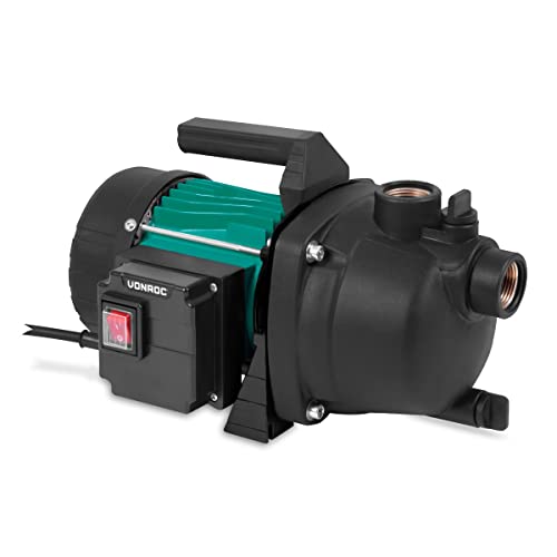 Bomba de Água VONROC 800 W (Capacidade: 3300 L/H) VONROC - Bombas de irrigação, reforço e sistemas de aspersão - 3300 l/h, 800 w, sobreaquecimento