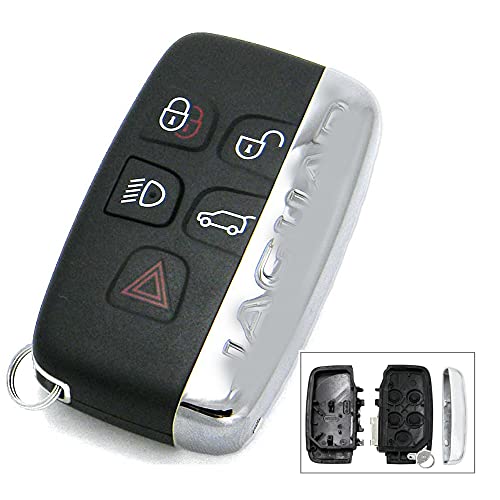 Funda Teclas Remoto Jaguar 4+1 Botões (XFL) kuyuansu - Segurança e proteção para veículos - jaguar, freelander xfl, xe, xj, remoto original