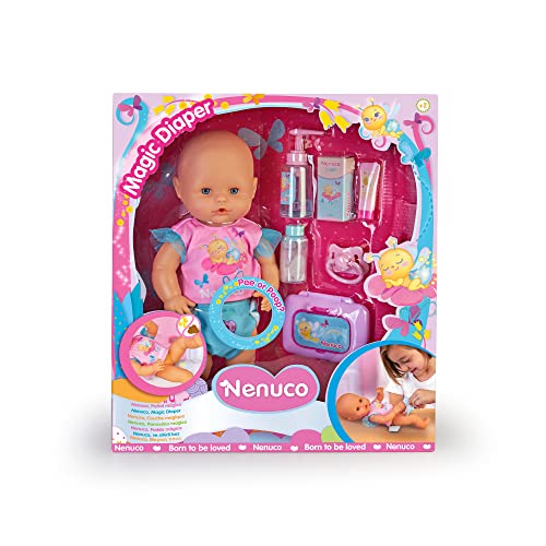 Boneco NENUCO 35 Cm Com Fraldas Mágicas (Idade Mínima Recomendada: 3 anos) Nenuco - Bonecas - 35 cm, fraldas mágicas, pipi, caca