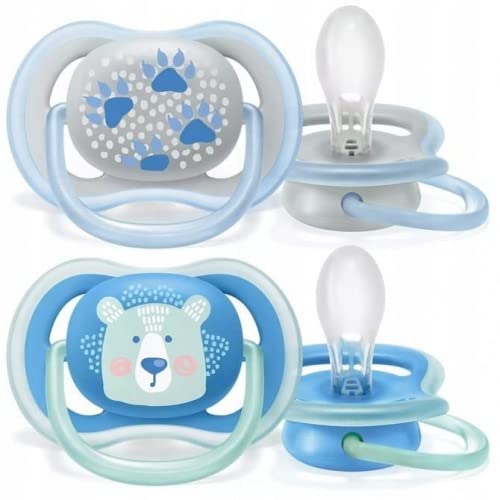 Chucha PHILIPS AVENT Ultra Air (6 a 18 meses) PHILIPS AVENT - Cuidados com a higiene oral - 6-18 meses, 4 orifícios, circulação de ar livre, transpirável