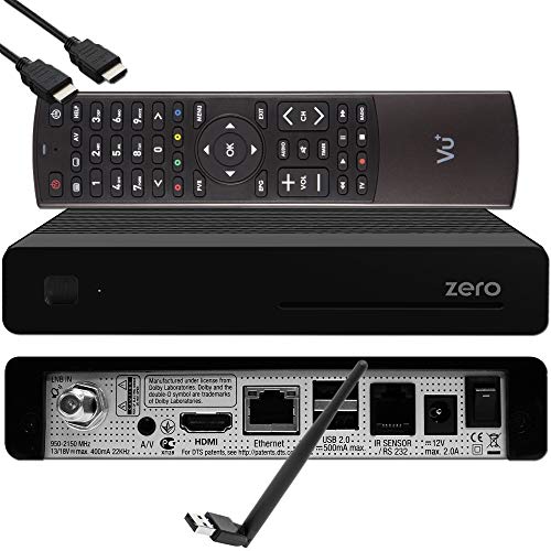 Receptor Satélite VU+ Zero HW Version 2 (DVB-S2 - Full-HD) VUplus - Áudio - dvb-s2, full hd