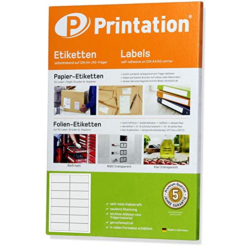 Etiqueta para Impressão StampIt 95x40mm Branco Printation - Papel de impressora e copiadora - auto-adhesiva, 95x40mm, branco